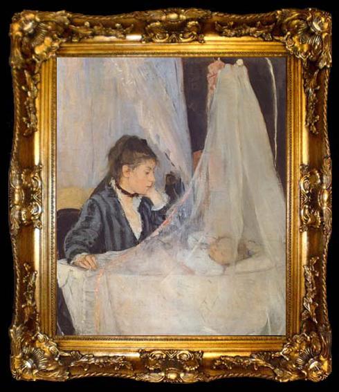 framed  Berthe Morisot The Cradle (mk06), ta009-2